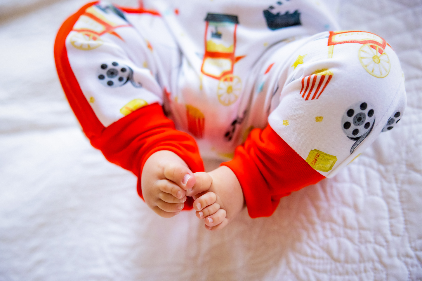 Movie Night Organic Cotton Pajamas-Rogue Magnolia Custom Designs