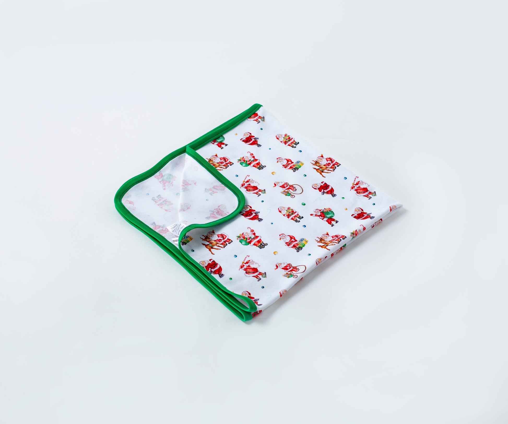 Santa Claus is Coming to Town Organic Cotton Christmas Baby Blanket-Rogue Magnolia Custom Designs