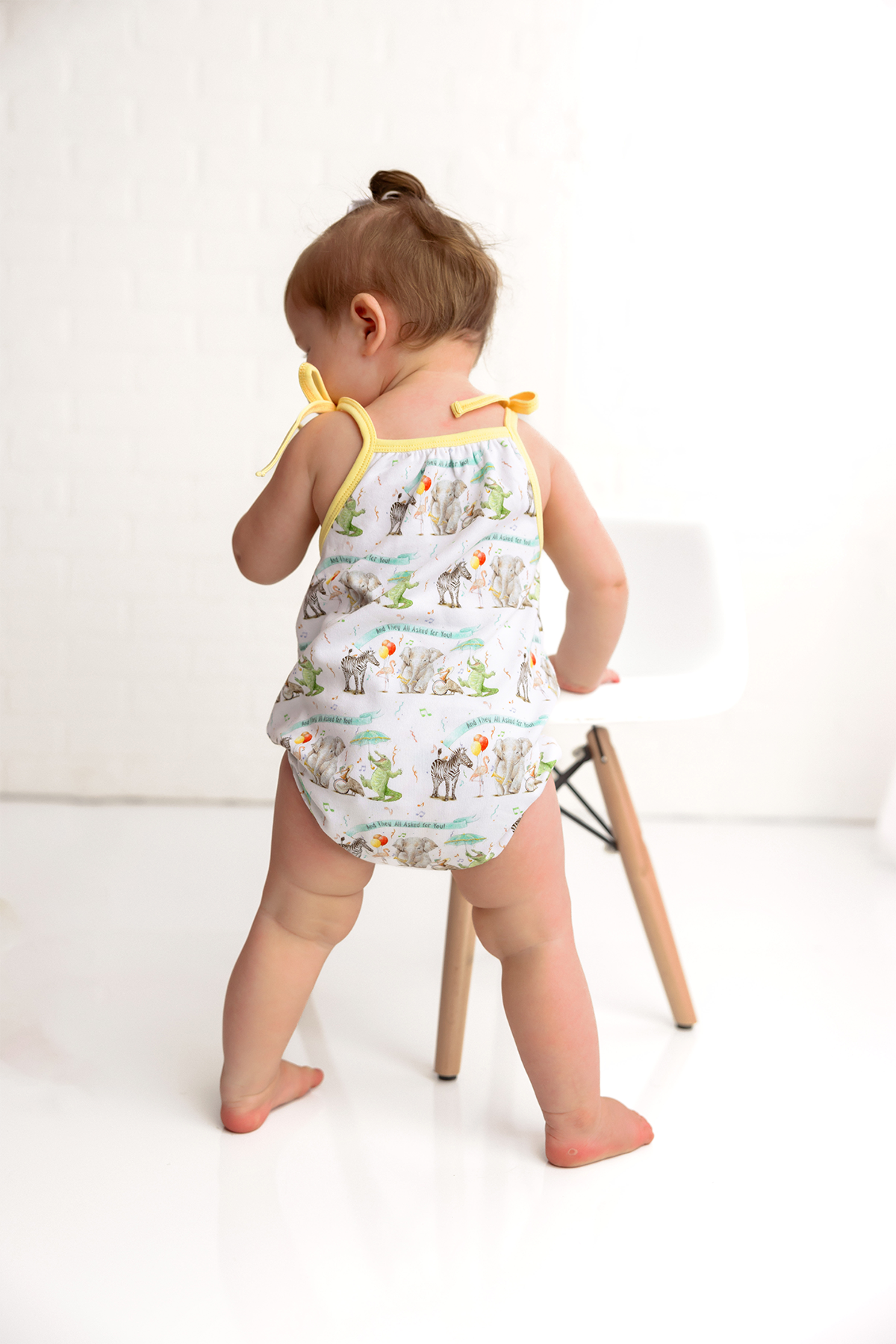 And They All Asked for You Organic Cotton Shoulder-Tie Onesie-Rogue Magnolia Custom Designs