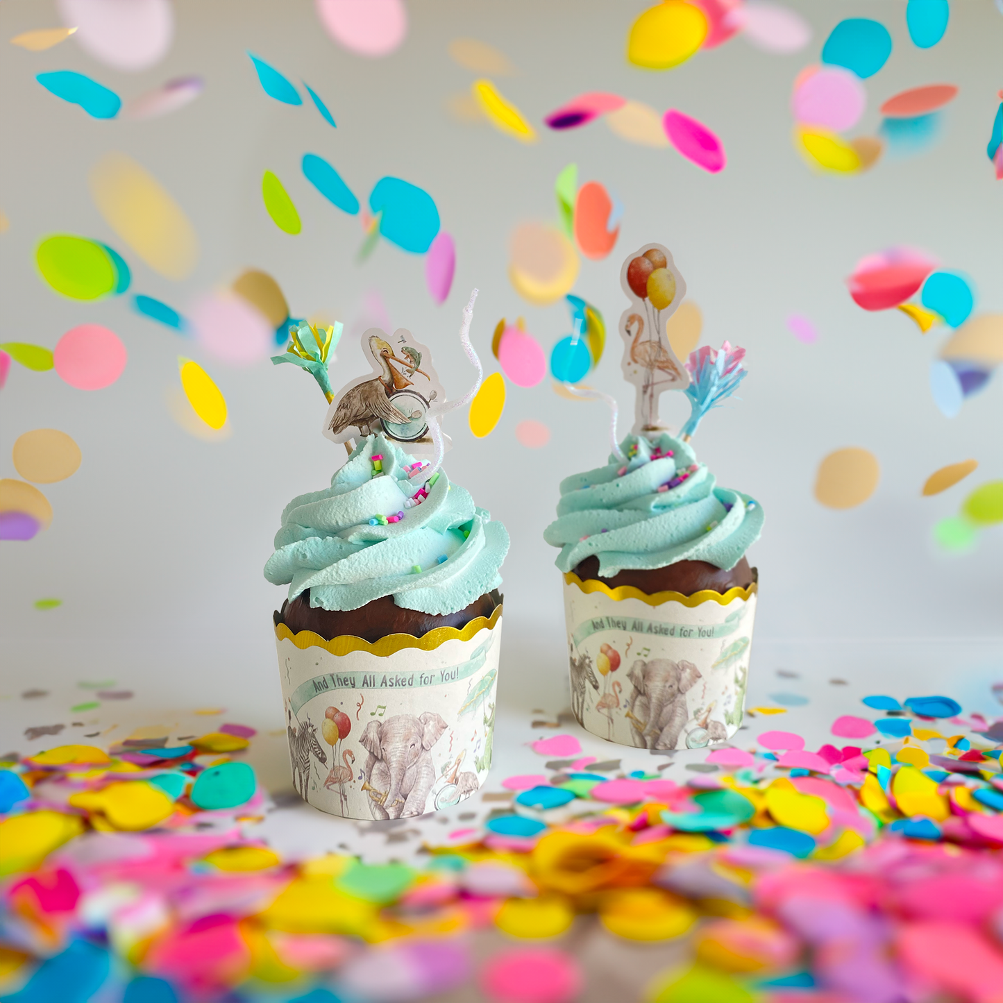And They All Asked for You Cupcake Decorations Set-Rogue Magnolia Custom Designs