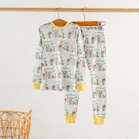 And They All Asked For You Organic Cotton Kids Pajamas-Rogue Magnolia Custom Designs