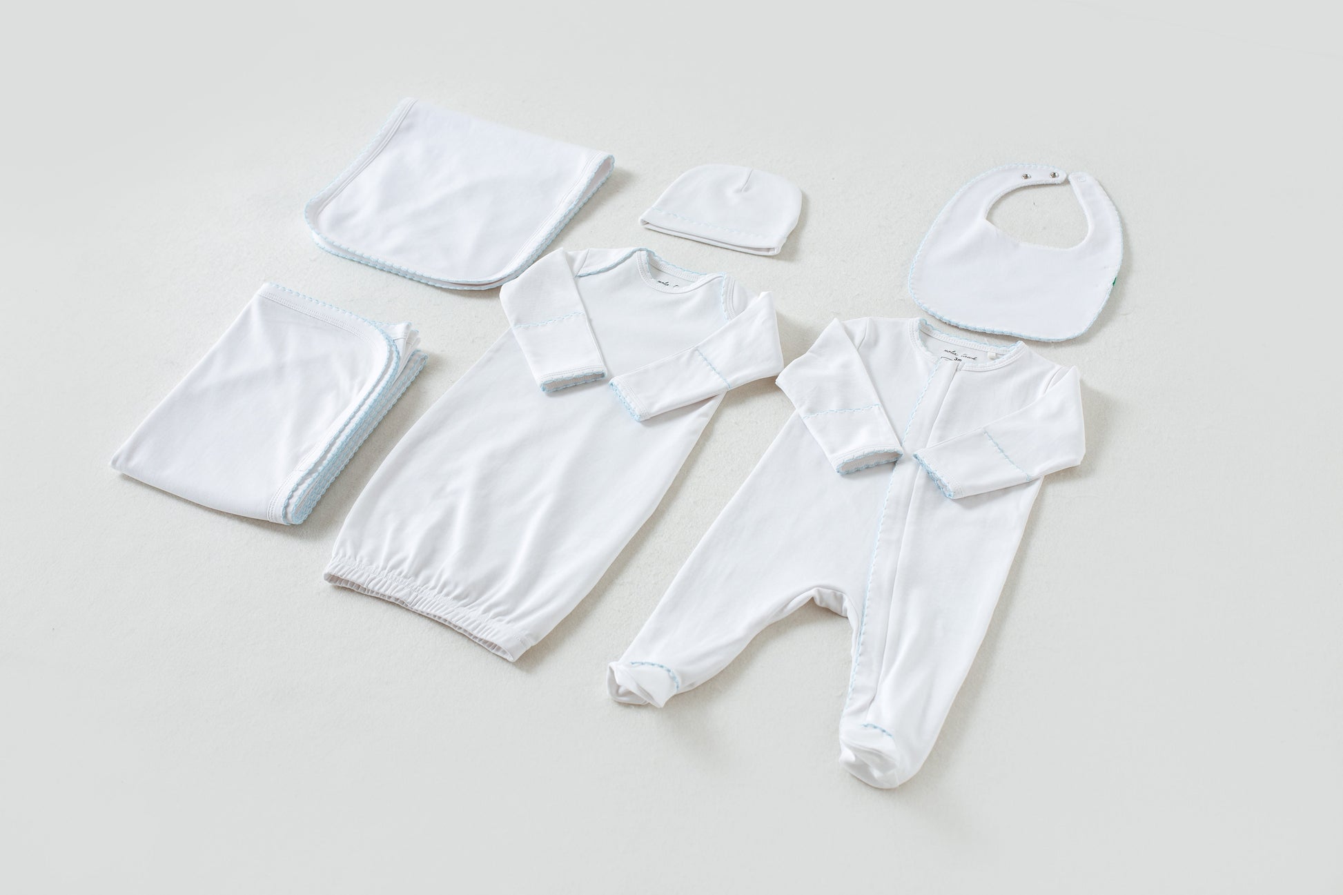 Baby Blue Newborn Take Me Home Set-Rogue Magnolia Custom Designs