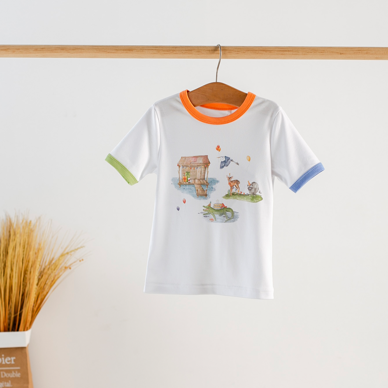 Bayou Birthday Organic Cotton Kids Tshirt-Rogue Magnolia Custom Designs
