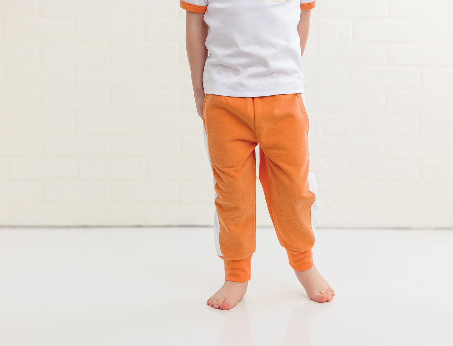 Canyon Sunset Cotton Joggers for Kids-Rogue Magnolia Custom Designs