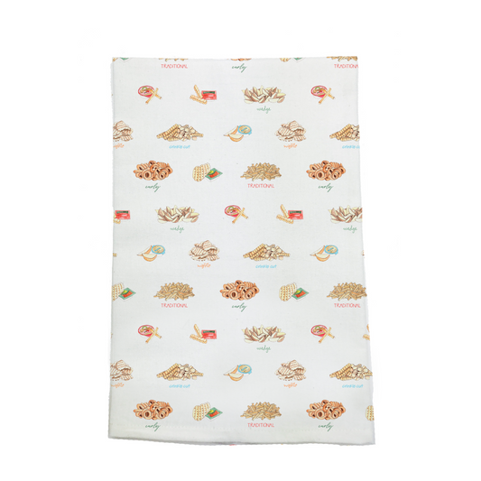 Know Your French Fries Organic Cotton Kitchen Towel-Rogue Magnolia Custom Designs