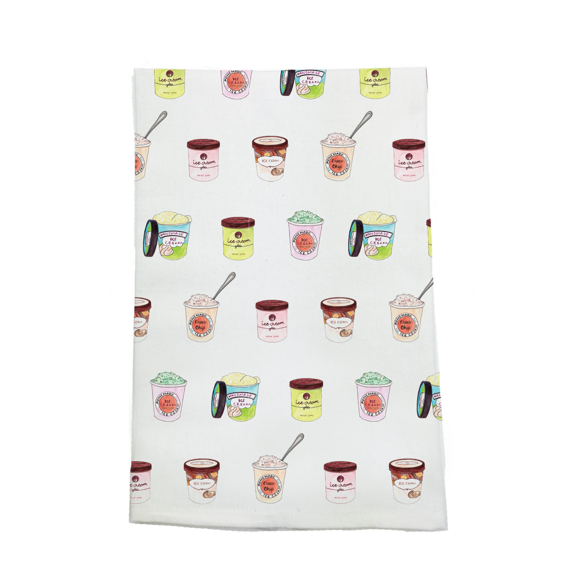 Here's the Scoop Organic Cotton Kitchen Towel-Rogue Magnolia Custom Designs