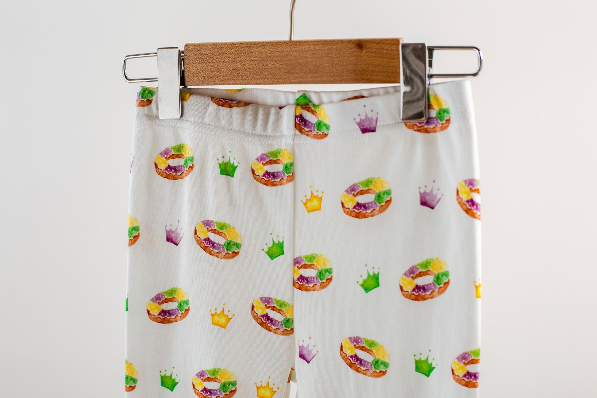 King Cake Organic Cotton Kids Mardi Gras Pajamas-Rogue Magnolia Custom Designs