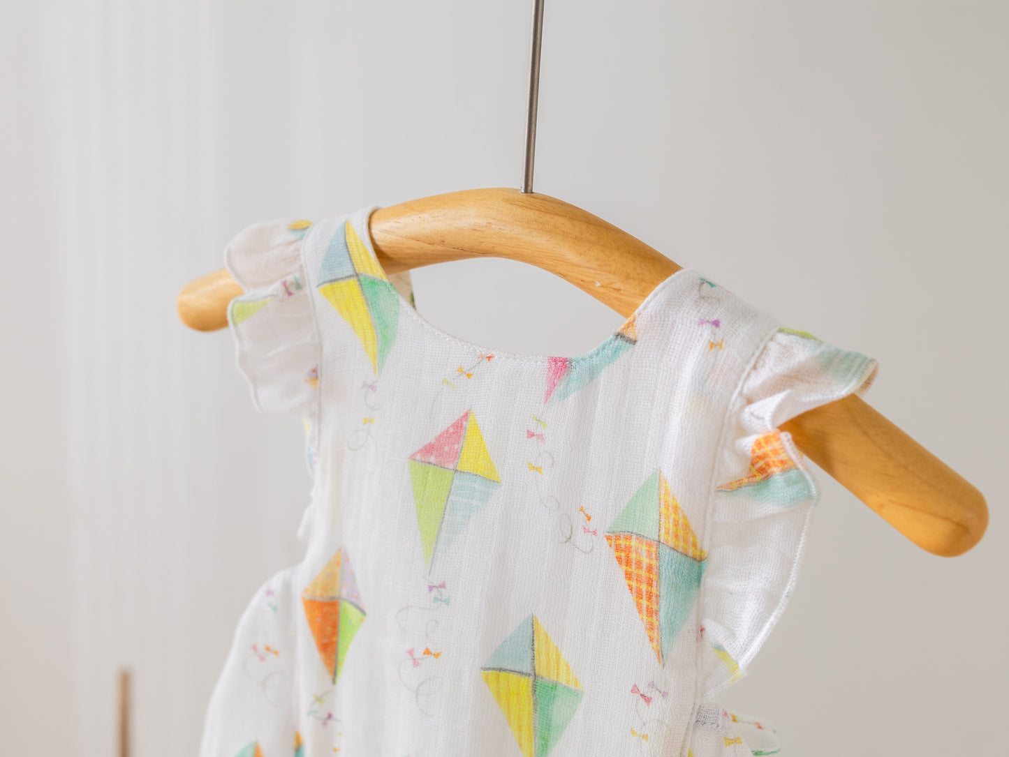 Reach for the Sky Organic Muslin Bubble Romper-Rogue Magnolia Custom Designs