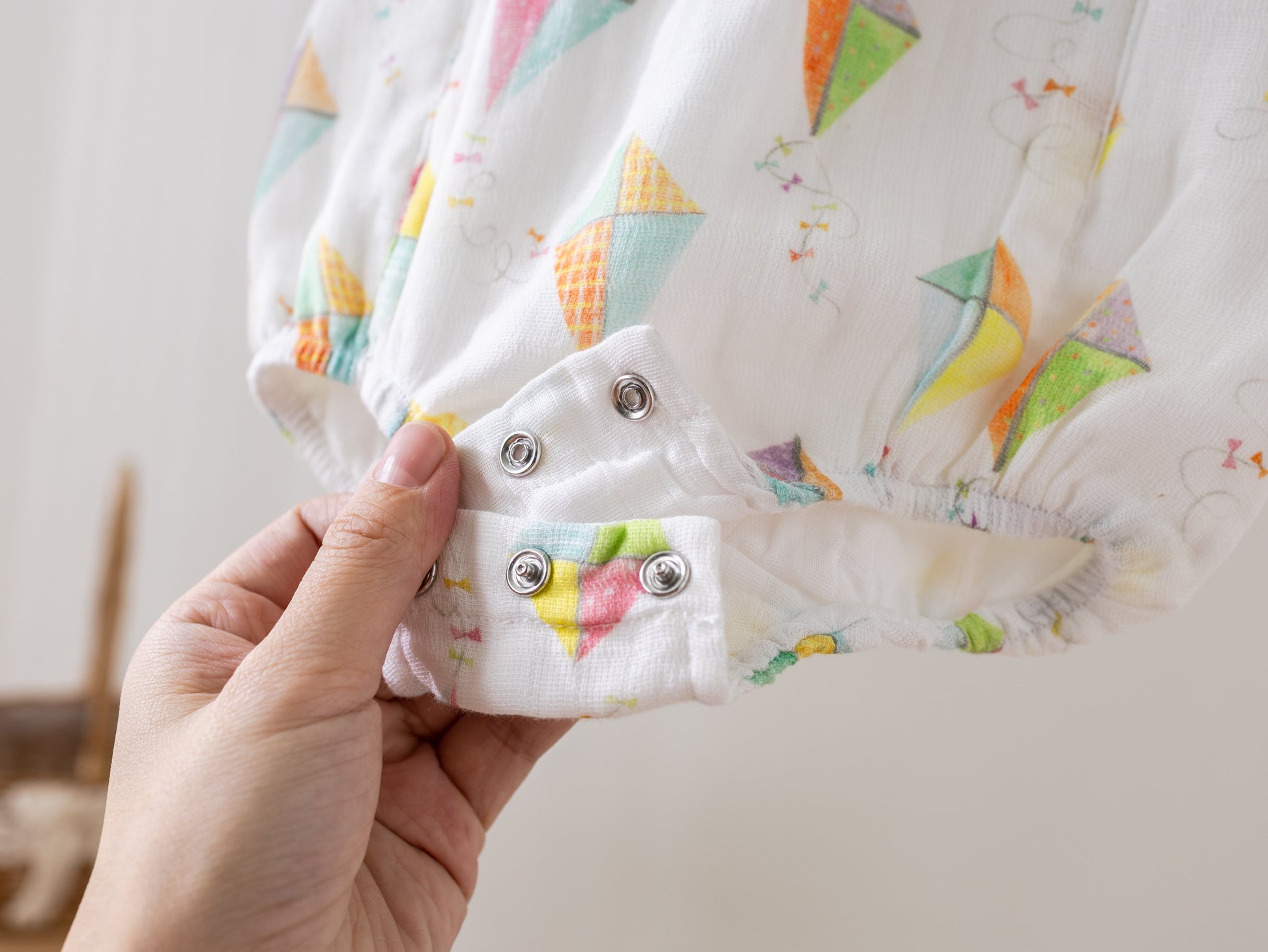 Reach for the Sky Organic Muslin Bubble Romper-Rogue Magnolia Custom Designs