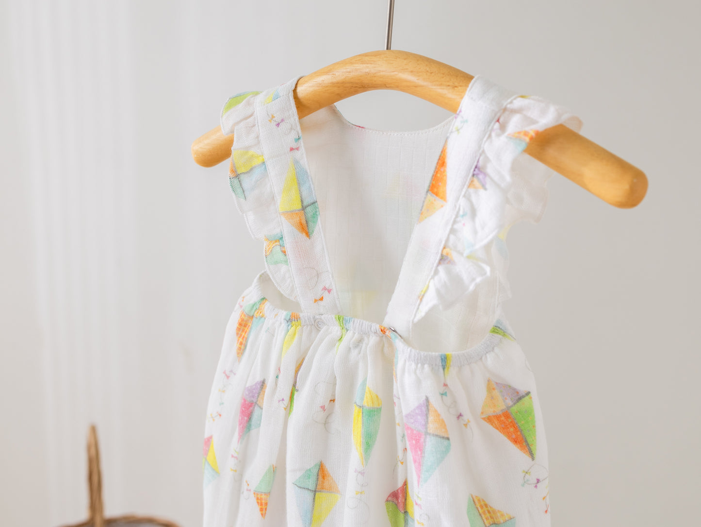 Reach for the Sky Organic Muslin Bubble Romper-Rogue Magnolia Custom Designs