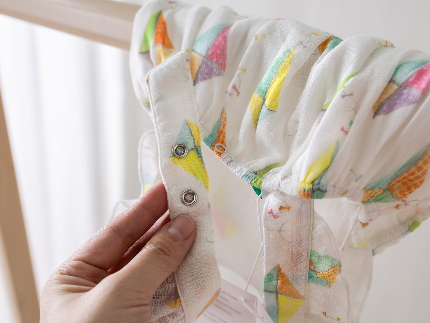 Reach for the Sky Organic Muslin Bubble Romper-Rogue Magnolia Custom Designs