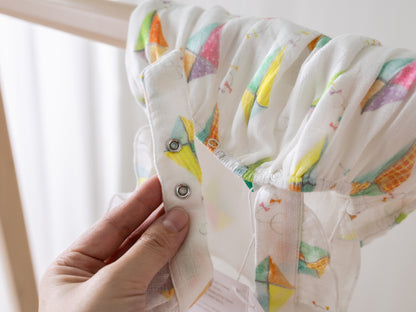 Reach for the Sky Organic Muslin Bubble Romper-Rogue Magnolia Custom Designs