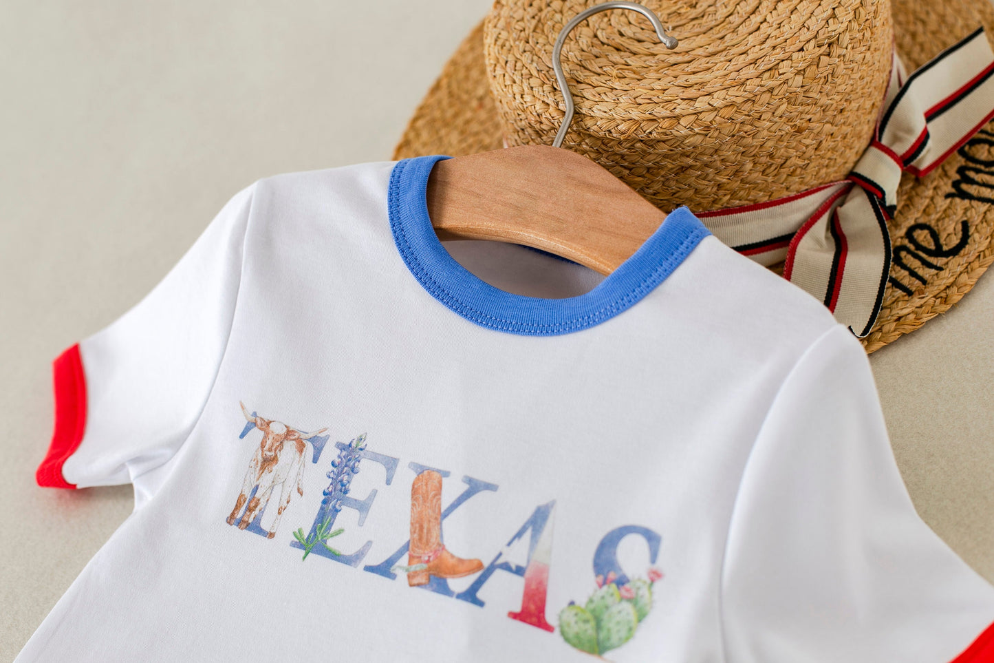 Little Texan Organic Cotton Kids Tshirt-Rogue Magnolia Custom Designs