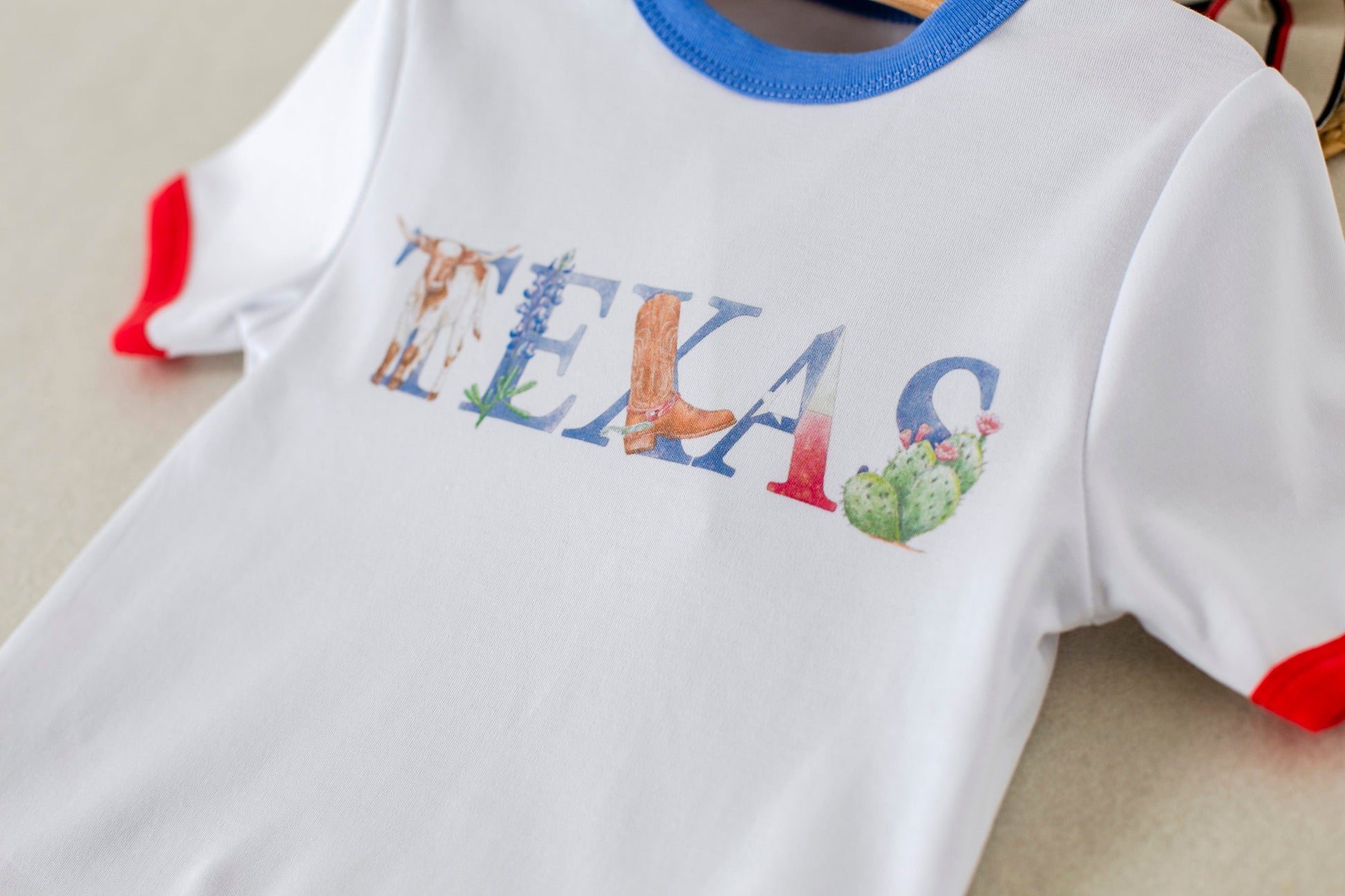 Little Texan Organic Cotton Kids Tshirt-Rogue Magnolia Custom Designs