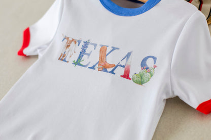 Little Texan Organic Cotton Kids Tshirt-Rogue Magnolia Custom Designs