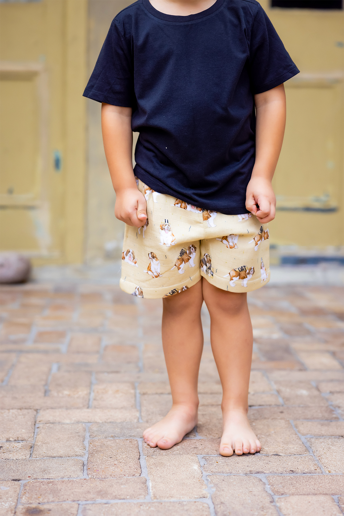 MVP: Louisiana Saints Organic Muslin Shorts-Rogue Magnolia Custom Designs