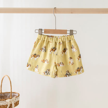 MVP: Louisiana Saints Organic Muslin Shorts-Rogue Magnolia Custom Designs