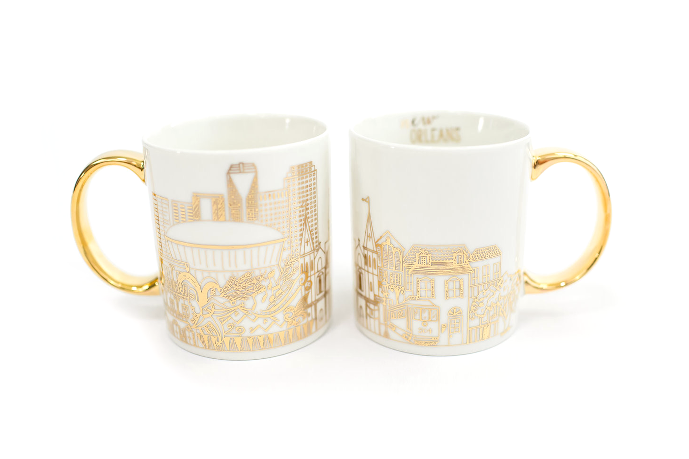 New Orleans Skyline Ceramic Mug-Rogue Magnolia Custom Designs