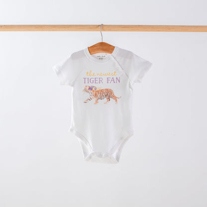 The Newest Tiger Fan Organic Cotton Baby Onesie-Rogue Magnolia Custom Designs