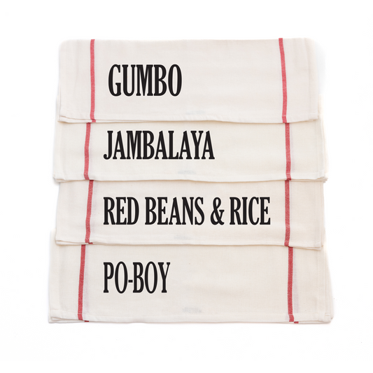 NOLA Dishes Kitchen Towels-Rogue Magnolia Custom Designs