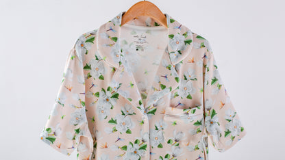 Pink Magnolia Women's Organic Cotton Pajama-Rogue Magnolia Custom Designs