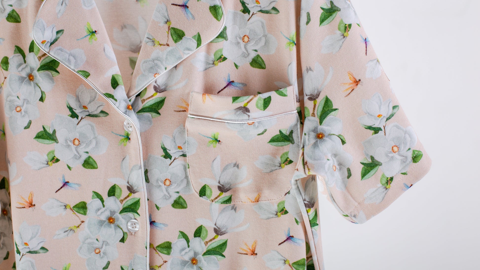 Pink Magnolia Women's Organic Cotton Pajama-Rogue Magnolia Custom Designs