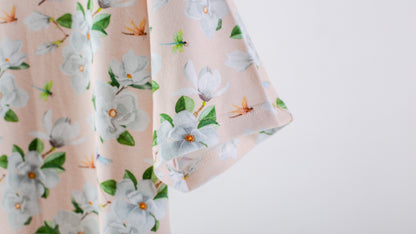 Pink Magnolia Women's Organic Cotton Pajama-Rogue Magnolia Custom Designs