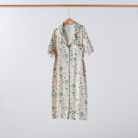 Pink Magnolia Women's Organic Cotton Pajama-Rogue Magnolia Custom Designs