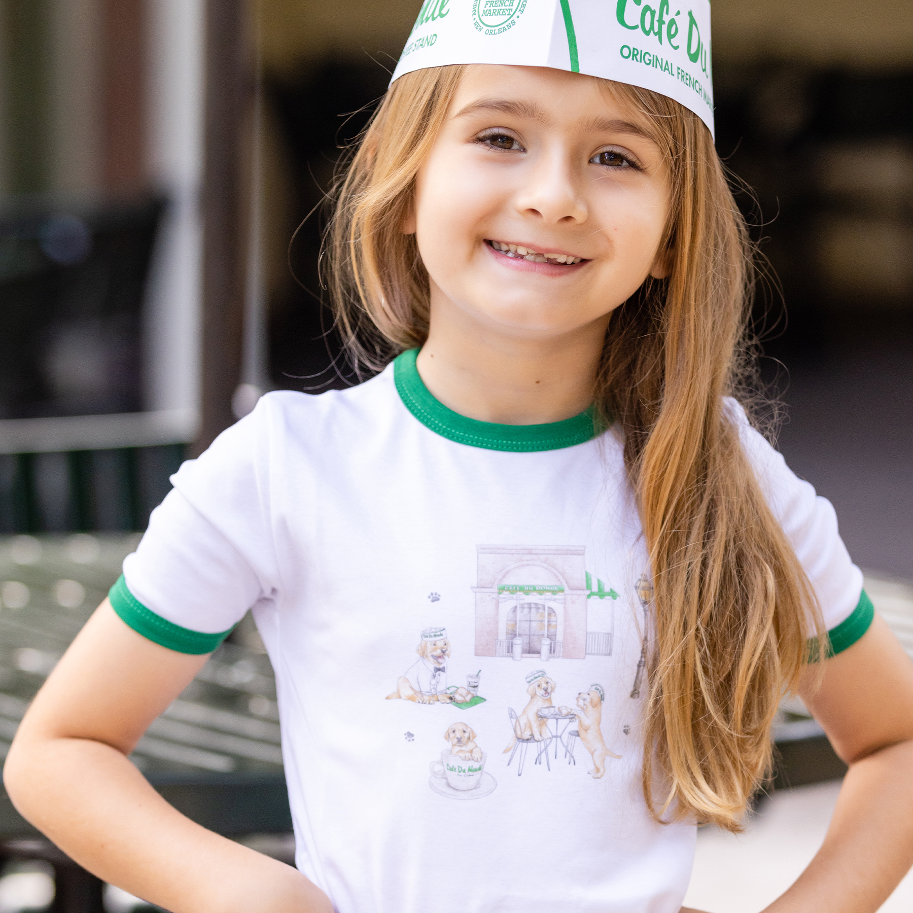 Powdered Sugar & Puppies Organic Cotton Kids Tshirt-Rogue Magnolia Custom Designs