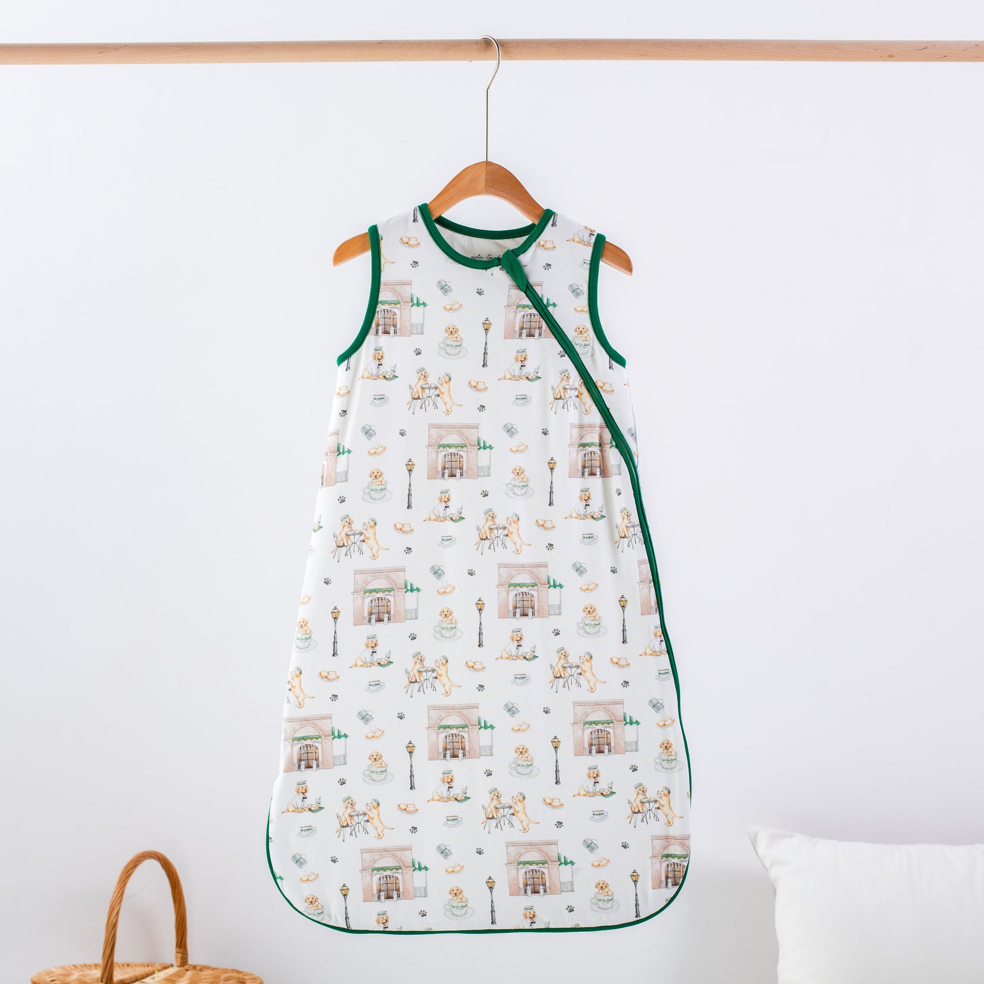 Powdered Sugar & Puppies Sleep Sack-Rogue Magnolia Custom Designs