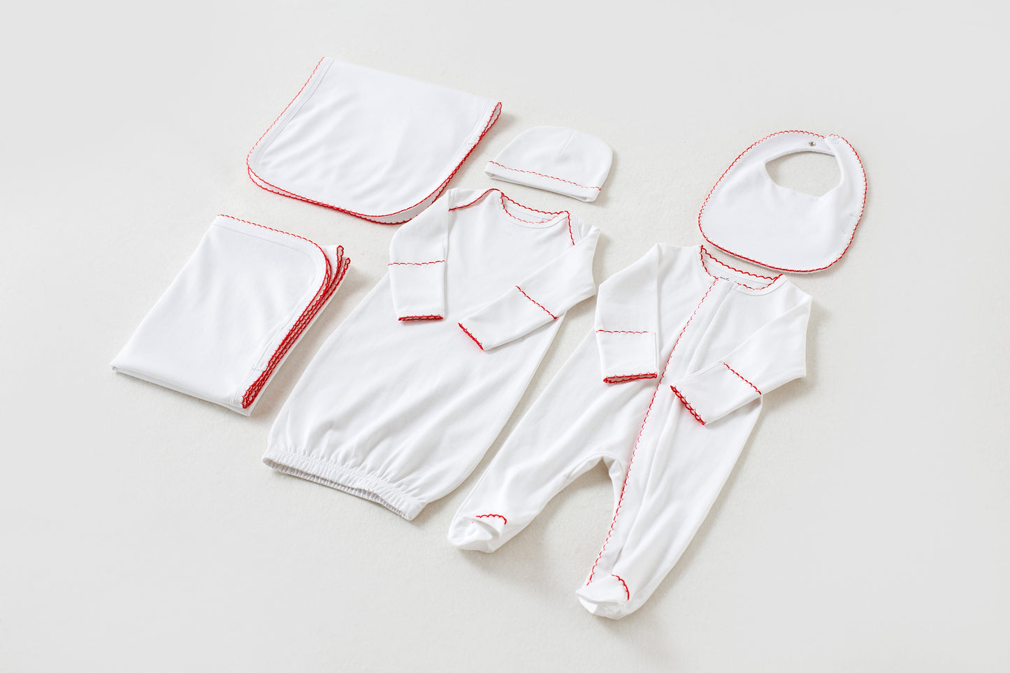 Red Newborn Take Me Home Set-Rogue Magnolia Custom Designs