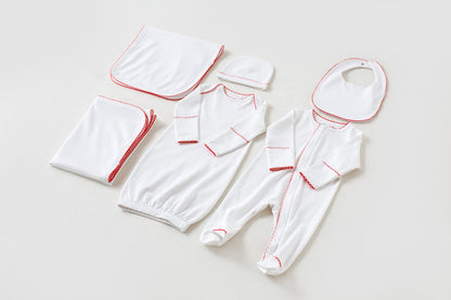 Red Newborn Take Me Home Set-Rogue Magnolia Custom Designs