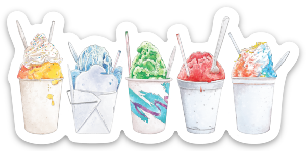 Snoball Die Cut Stickers-Rogue Magnolia Custom Designs