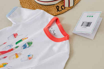 Eat More Snoballs Organic Cotton Kids Tshirt-Rogue Magnolia Custom Designs