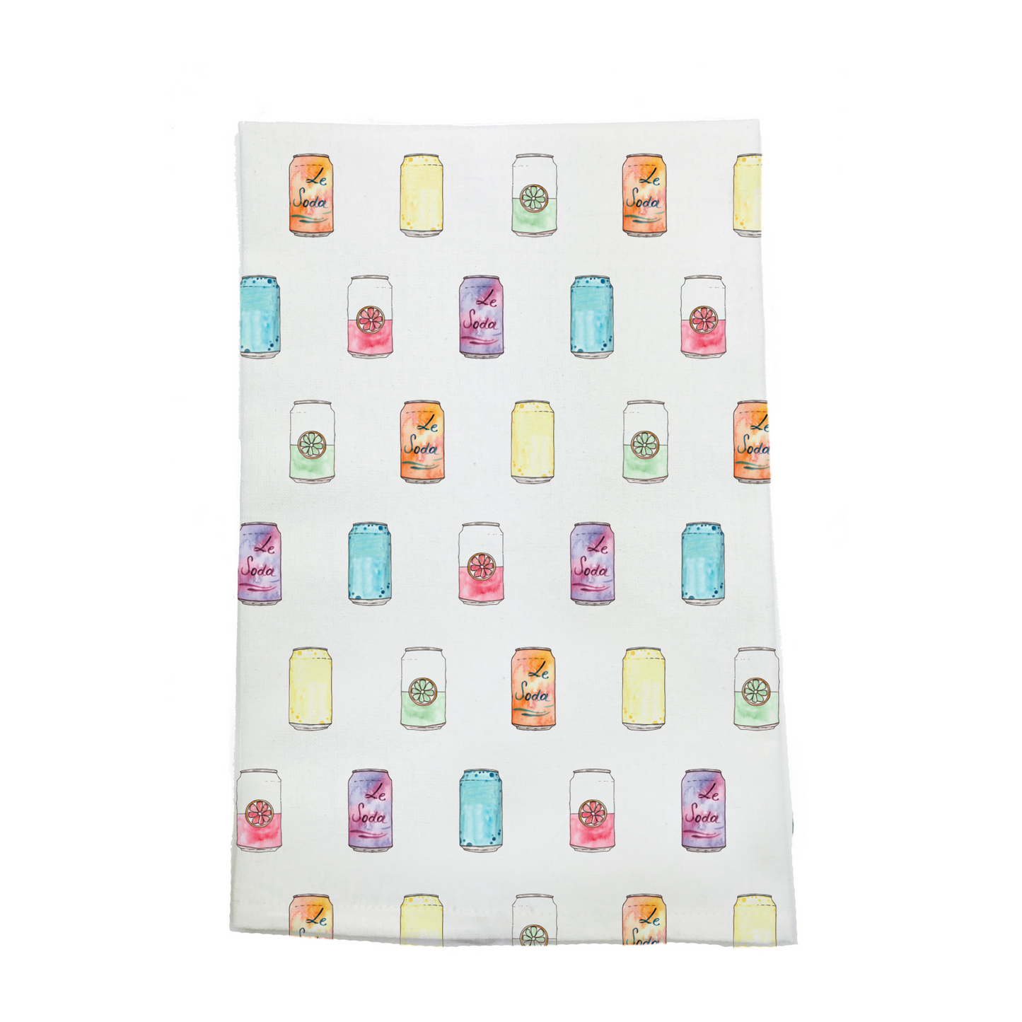 Soda-lightful Organic Cotton Kitchen Towel-Rogue Magnolia Custom Designs