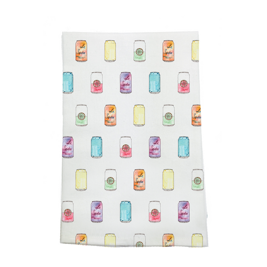 Soda-lightful Organic Cotton Kitchen Towel-Rogue Magnolia Custom Designs
