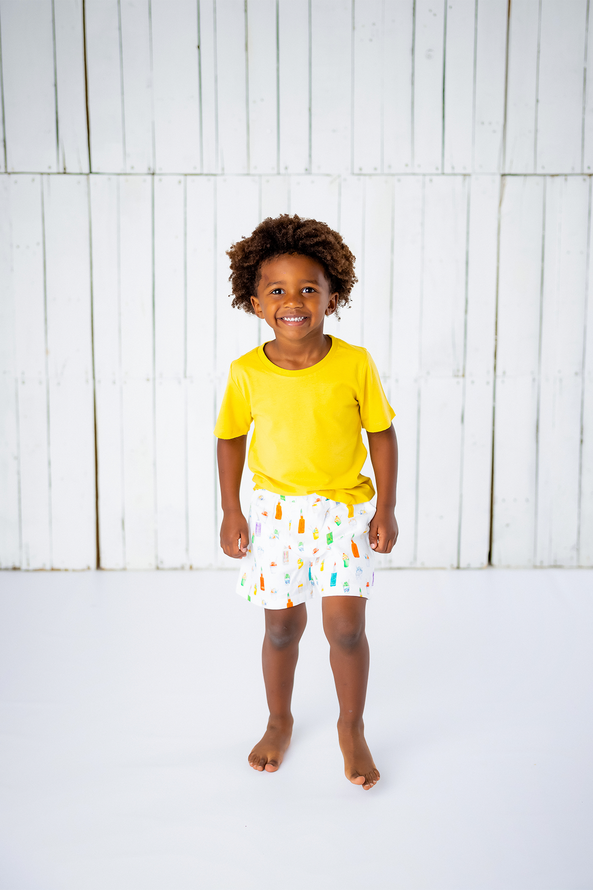 Sugar, Ice, & Everything Nice Organic Muslin Shorts-Rogue Magnolia Custom Designs
