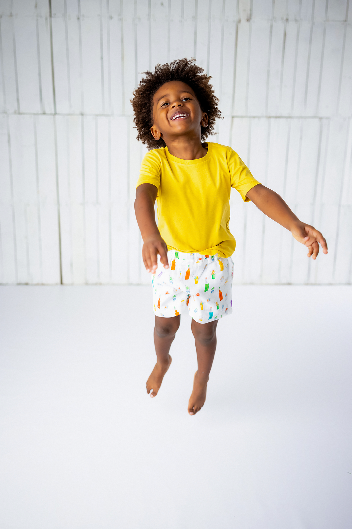 Sugar, Ice, & Everything Nice Organic Muslin Shorts-Rogue Magnolia Custom Designs