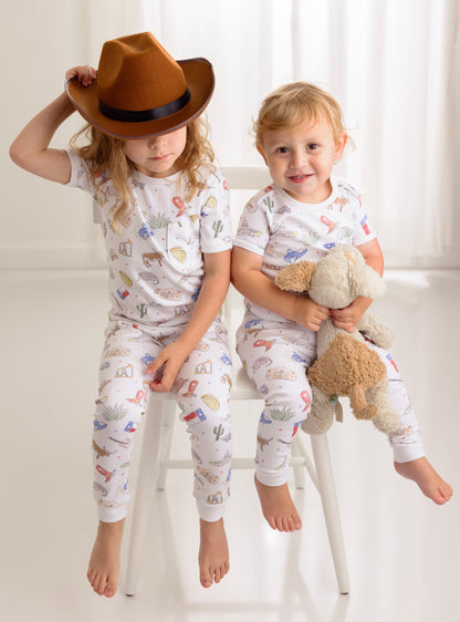 Texas Kids Organic Cotton Kids Pajamas-Rogue Magnolia Custom Designs
