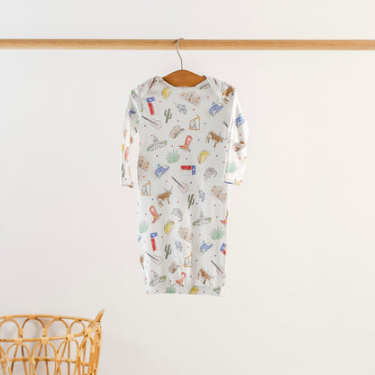 Texas Kids Organic Cotton Kids Pajamas-Rogue Magnolia Custom Designs