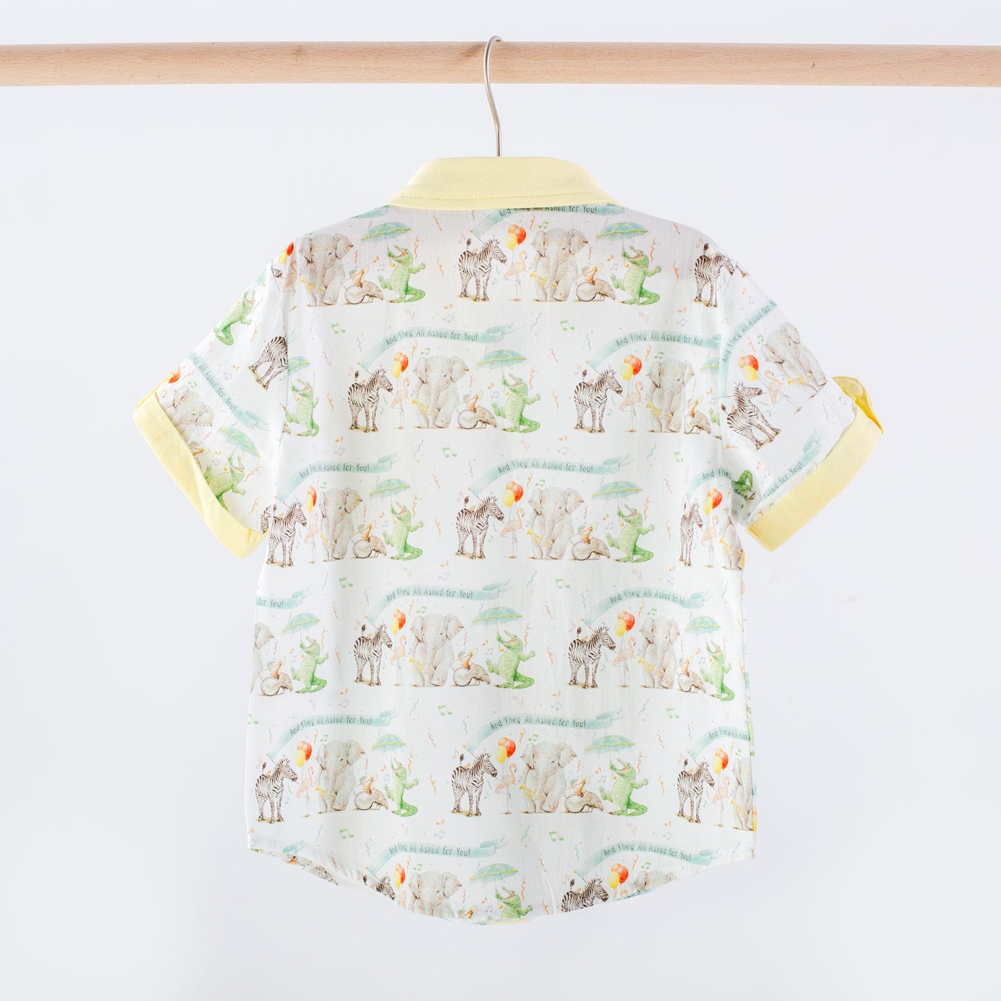 And They All Asked for You Kids Short Sleeve Collared Shirt-Rogue Magnolia Custom Designs