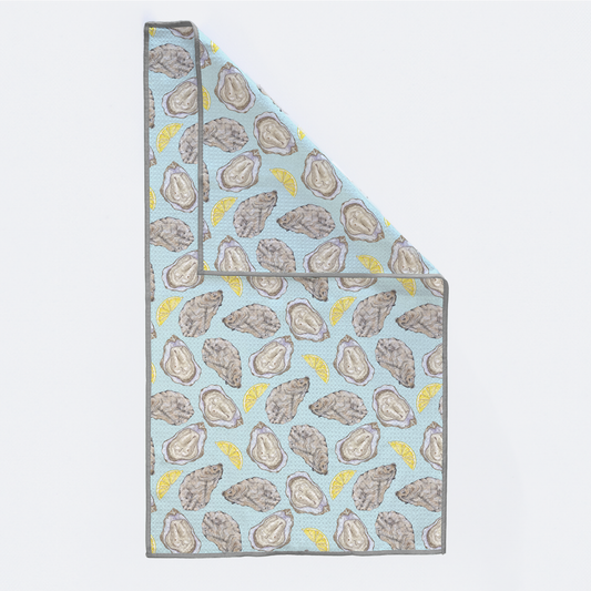 Oyster Kitchen Towel-Rogue Magnolia Custom Designs