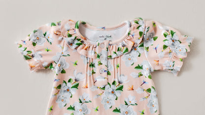 Pink Magnolia Organic Cotton Play Dress-Rogue Magnolia Custom Designs