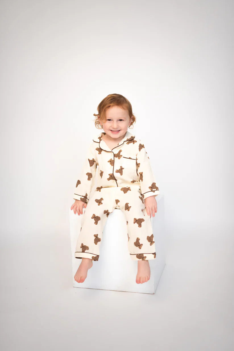 Teddy Pajama Long Set