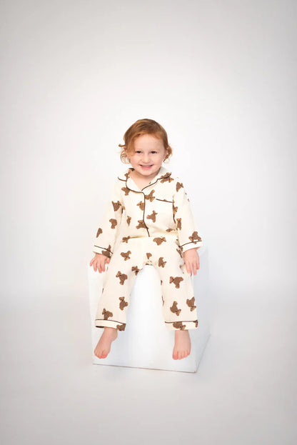 Teddy Pajama Long Set