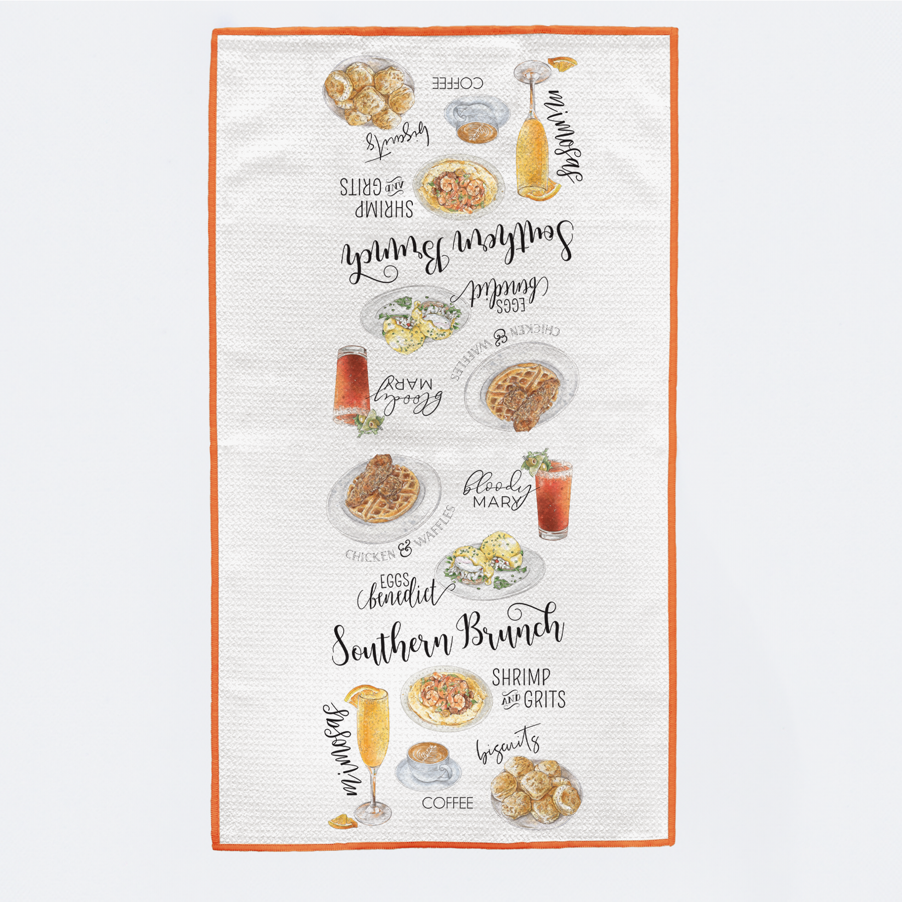 Southern Brunch Kitchen Towel-Rogue Magnolia Custom Designs