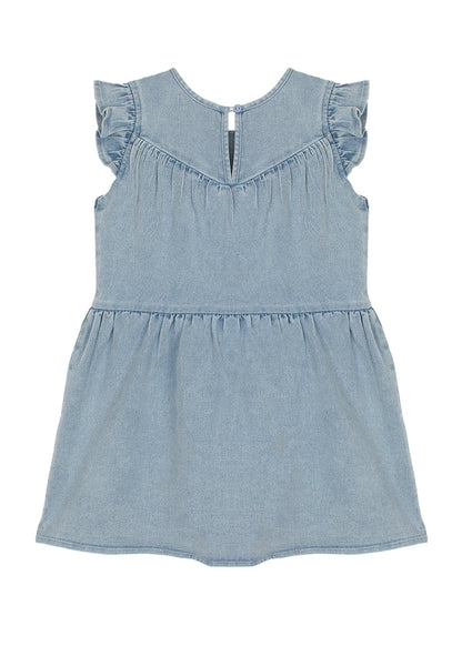 SUNSET FIELDS DENIM DRESS