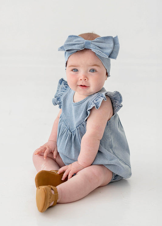 SUNSET FIELDS ROMPER & HAIR ACCESSORY SET