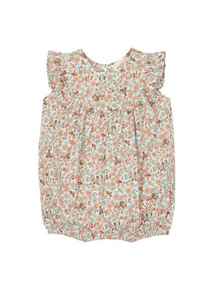 SUNSET FIELDS FLORAL ROMPER