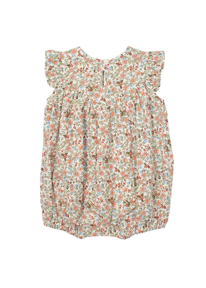 SUNSET FIELDS FLORAL ROMPER
